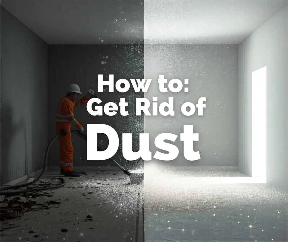 How to Get Rid of Construction Dust Quickly Without Spreading It