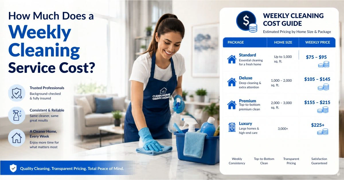 Expert Guide: How Much Does a Weekly Cleaning Service Cost